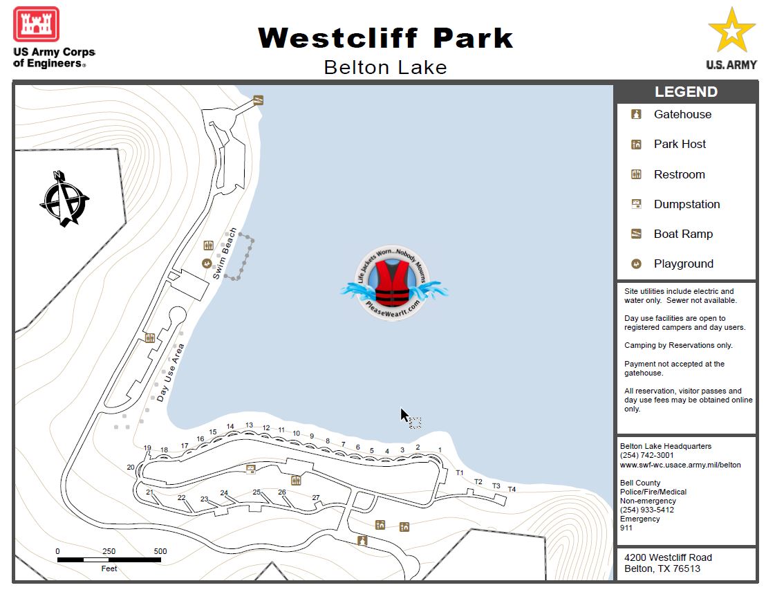 Westcliff Park  Map